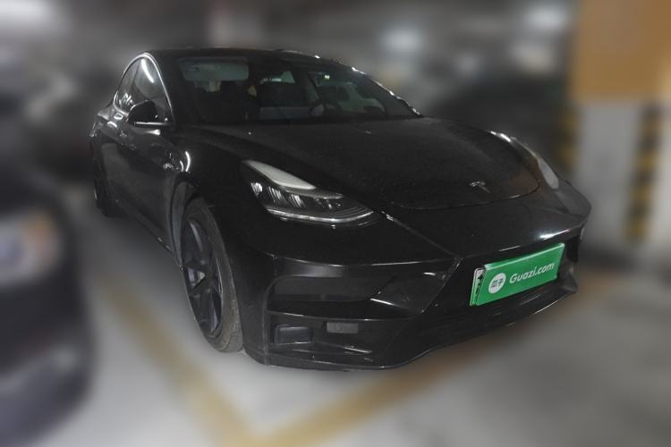 Used Tesla Model 3 2020 Refreshed Version Long-Range Rear-Wheel Drive Front Right 45 Deg