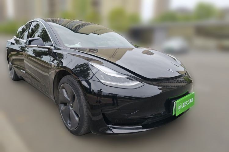 Used Tesla Model 3 2020 Standard Range Rear-Wheel Drive Upgraded Version Front Right 45 Deg