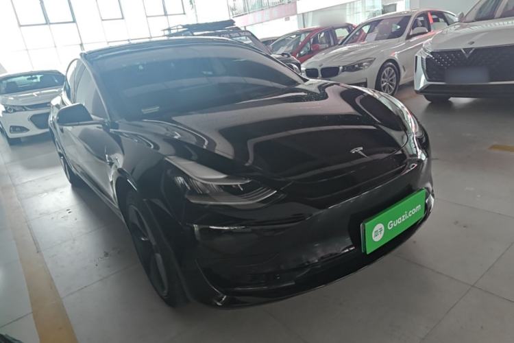 Used Tesla Model 3 2020 Standard Range Rear-Wheel Drive Upgraded Version Front Right 45 Deg