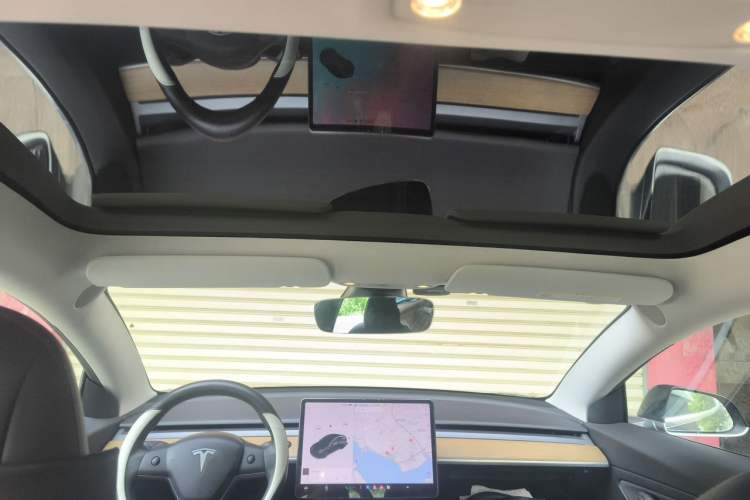 Used Tesla Model 3 2020 Revised Version Standard Range Rear-Wheel Drive – Upgraded Edition Headliner