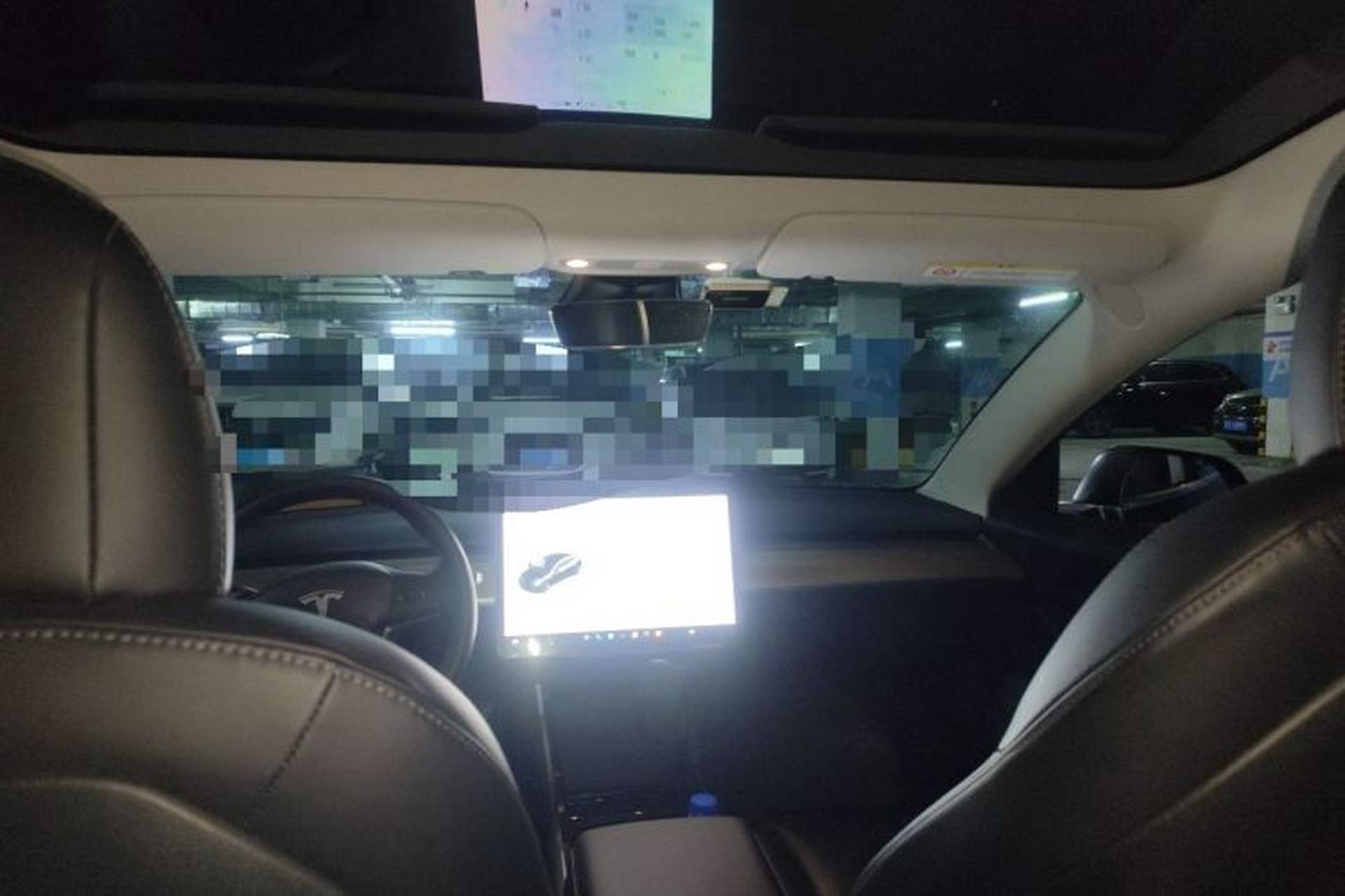 Used Tesla Model 3 2020 Standard Range Rear-Wheel Drive Upgraded Version Headliner