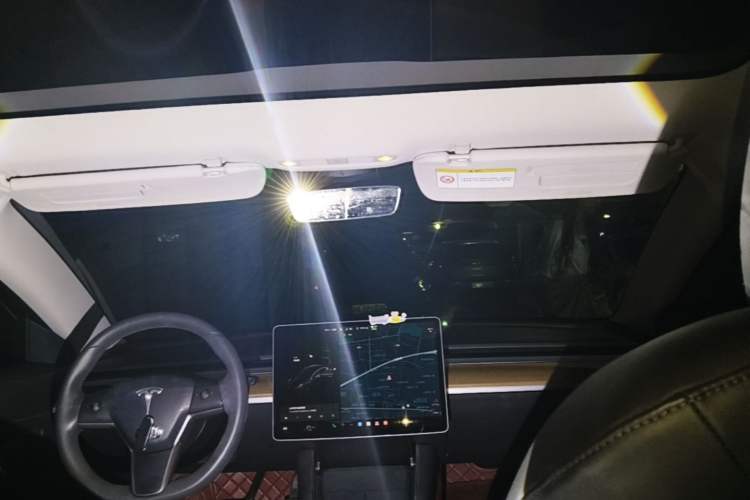 Used Tesla Model 3 2020 Standard Range Rear-Wheel Drive Upgraded Version Headliner