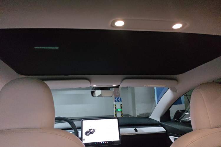 Used Tesla Model 3 2020 Standard Range Rear-Wheel Drive Upgraded Version Headliner