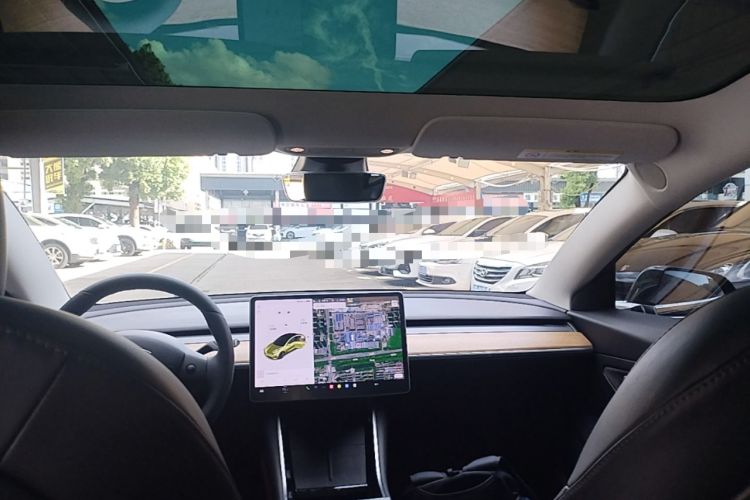 Used Tesla Model 3 2020 Standard Range Rear-Wheel Drive Upgraded Version Headliner