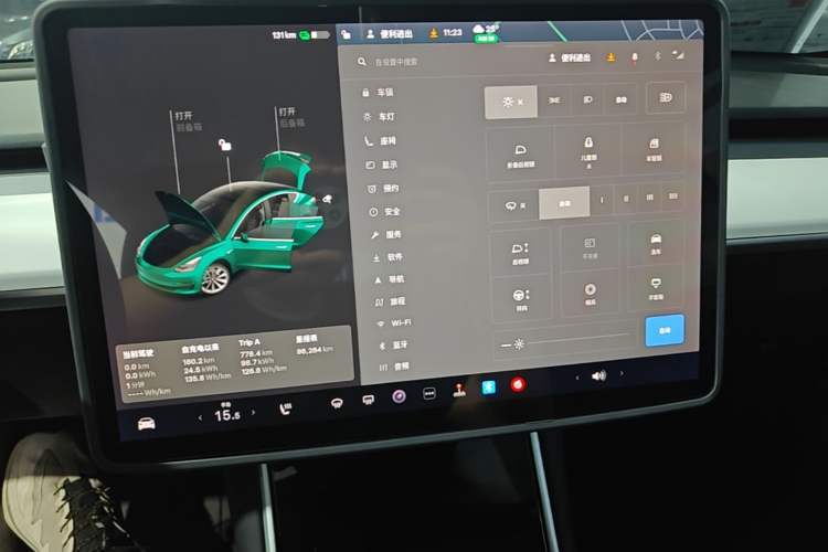 Used Tesla Model 3 2020 Revised Version Standard Range Rear-Wheel Drive – Upgraded Edition Instrument Cluster