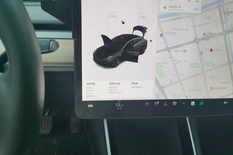 Used Tesla Model 3 2020 Standard Range Rear-Wheel Drive Upgraded Version Instrument Cluster