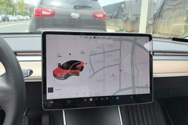 Used Tesla Model 3 2020 Revised Version Standard Range Rear-Wheel Drive – Upgraded Edition Instrument Cluster