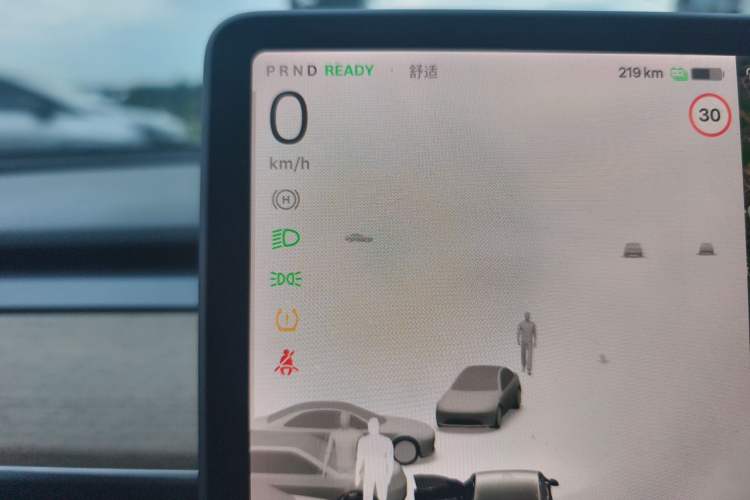 Used Tesla Model 3 2020 Revised Version Standard Range Rear-Wheel Drive – Upgraded Edition Instrument Cluster
