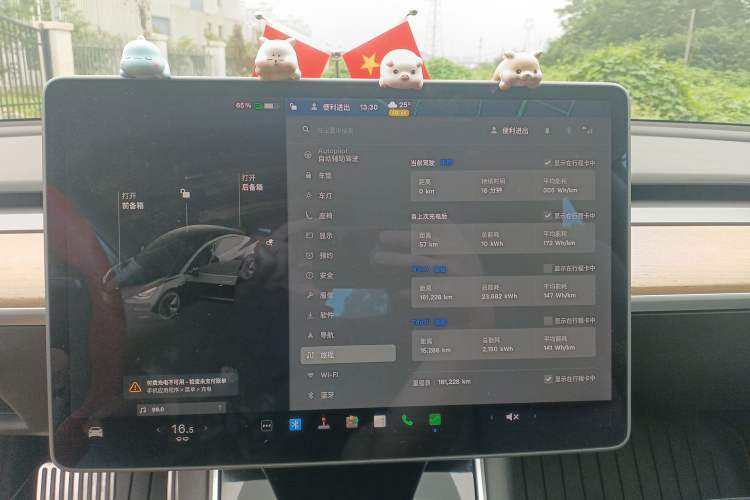 Used Tesla Model 3 2020 Refreshed Version Long-Range Rear-Wheel Drive Instrument Cluster