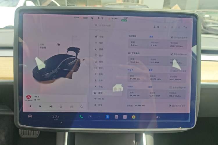 Used Tesla Model 3 2020 Standard Range Rear-Wheel Drive Upgraded Version Instrument Cluster