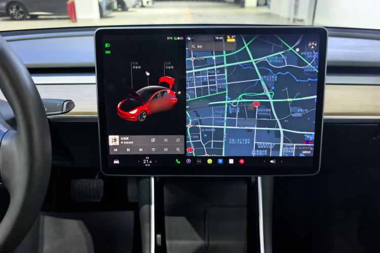 Used Tesla Model 3 2020 Revised Version Standard Range Rear-Wheel Drive – Upgraded Edition Instrument Cluster