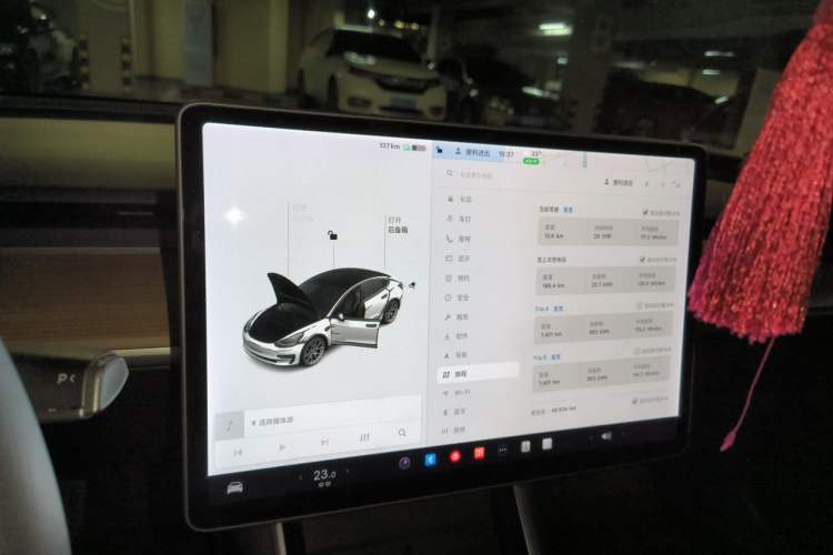 Used Tesla Model 3 2020 Revised Version Standard Range Rear-Wheel Drive – Upgraded Edition Instrument Cluster
