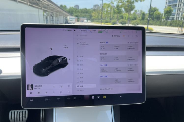 Used Tesla Model 3 2020 Standard Range Rear-Wheel Drive Upgraded Version Instrument Cluster