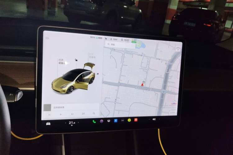 Used Tesla Model 3 2020 Refreshed Version Long-Range Rear-Wheel Drive Instrument Cluster