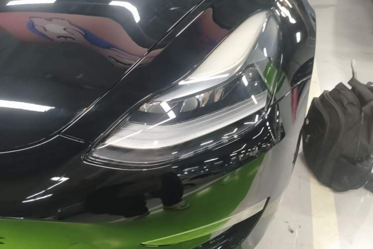 Used Tesla Model 3 2020 Long-Range Rear-Wheel-Drive Version Left Front Headlight