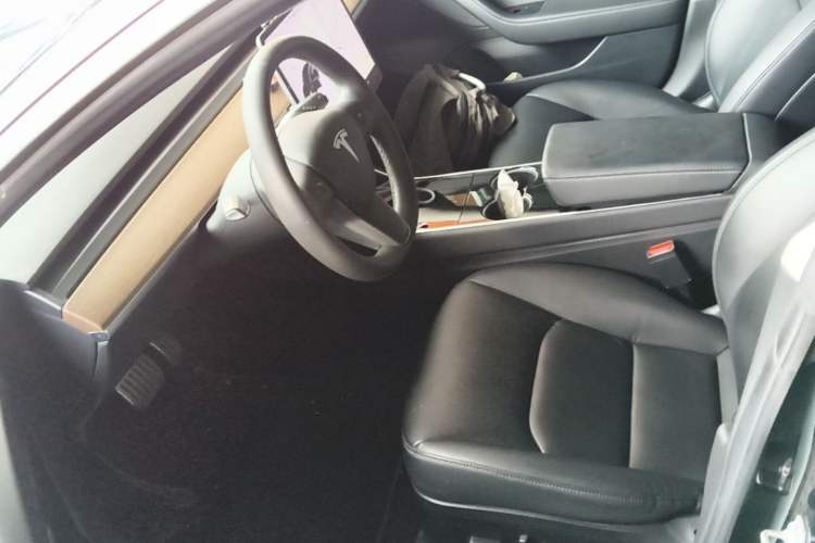 Used Tesla Model 3 2020 Long-Range Rear-Wheel-Drive Version Left Front Seat