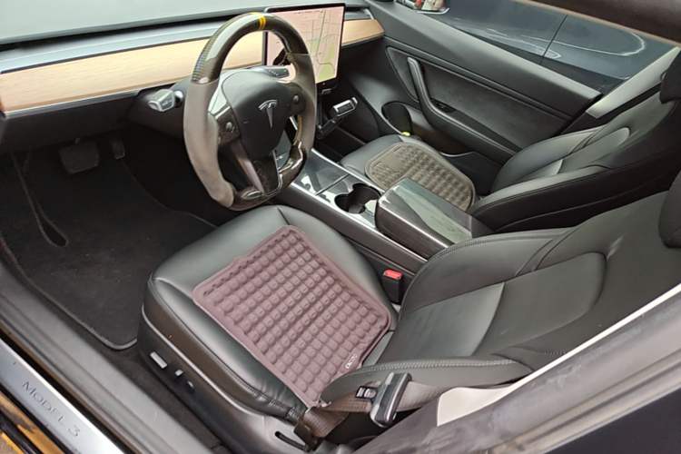 Used Tesla Model 3 2020 Long-Range Rear-Wheel-Drive Version Left Front Seat