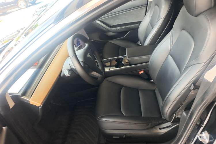 Used Tesla Model 3 2020 Long-Range Rear-Wheel-Drive Version Left Front Seat