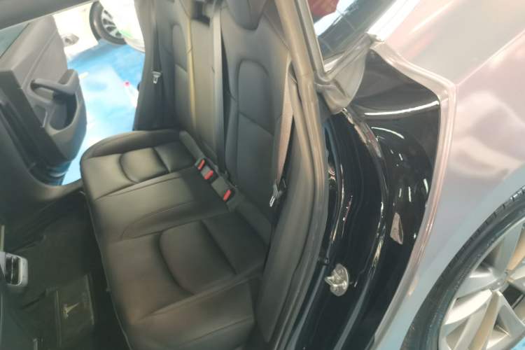 Used Tesla Model 3 2020 Revised Version Standard Range Rear-Wheel Drive – Upgraded Edition Left Rear Seat