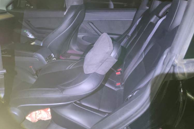 Used Tesla Model 3 2020 Standard Range Rear-Wheel Drive Upgraded Version Left Rear Seat