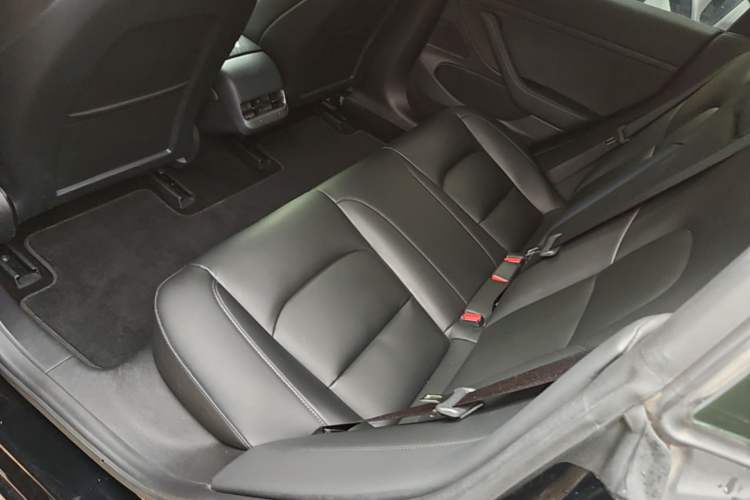 Used Tesla Model 3 2020 Long-Range Rear-Wheel-Drive Version Left Rear Seat