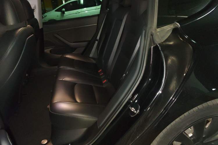 Used Tesla Model 3 2020 Standard Range Rear-Wheel Drive Upgraded Version Left Rear Seat