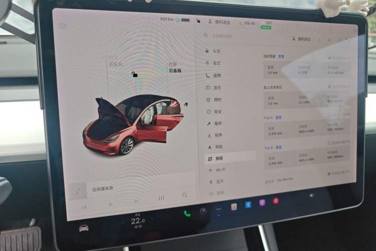 Used Tesla Model 3 2020 Revised Version Standard Range Rear-Wheel Drive – Upgraded Edition Odometer Close Up