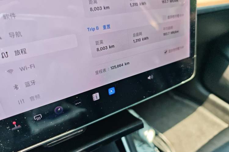 Used Tesla Model 3 2020 Refreshed Version Long-Range Rear-Wheel Drive Odometer Close Up