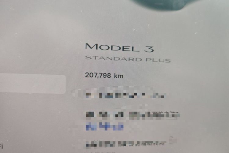 Used Tesla Model 3 2020 Revised Version Standard Range Rear-Wheel Drive – Upgraded Edition Odometer Close Up