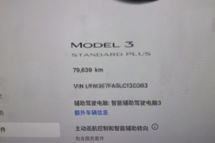 Used Tesla Model 3 2020 Revised Version Standard Range Rear-Wheel Drive – Upgraded Edition Odometer Close Up