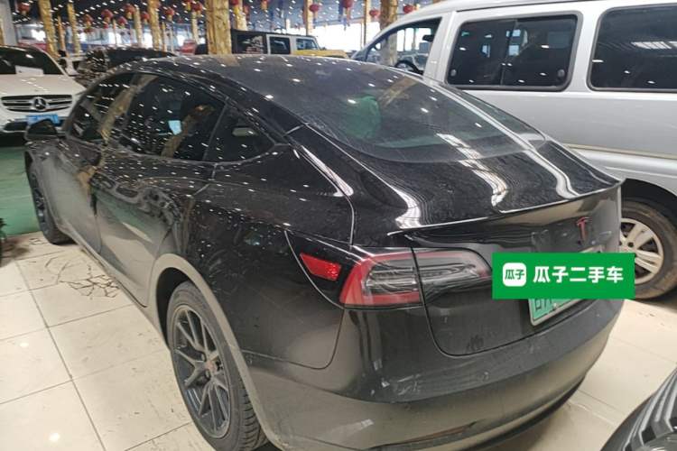 Used Tesla Model 3 2020 Standard Range Rear-Wheel Drive Upgraded Version Rear Left 45 Deg