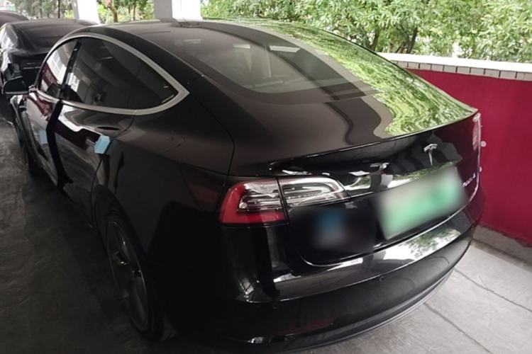 Used Tesla Model 3 2020 Standard Range Rear-Wheel Drive Upgraded Version Rear Left 45 Deg