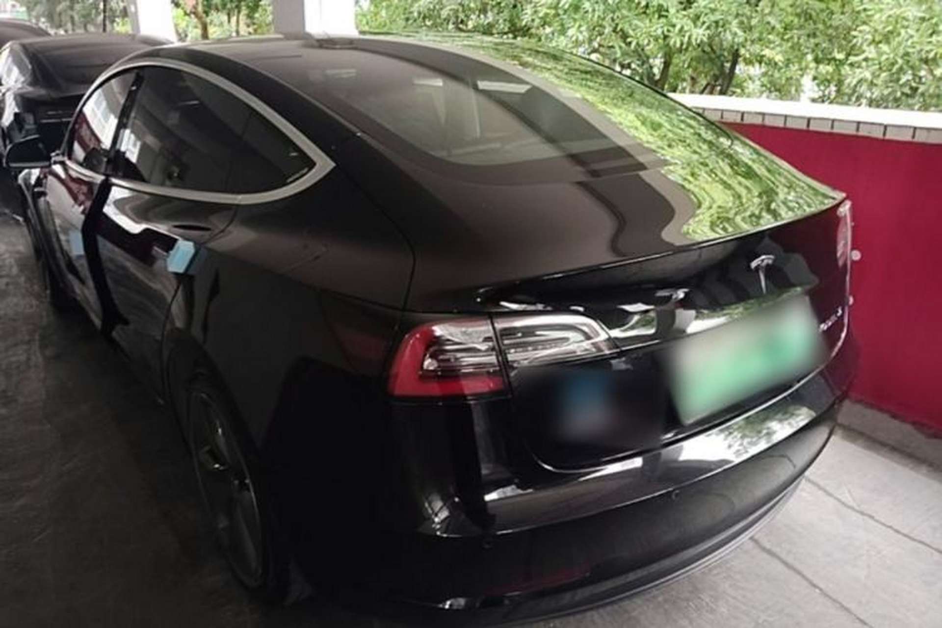 Used Tesla Model 3 2020 Standard Range Rear-Wheel Drive Upgraded Version Rear Left 45 Deg