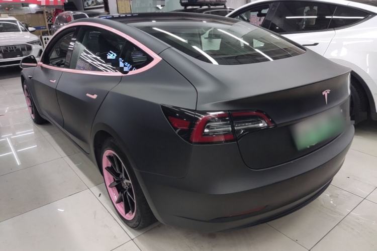Used Tesla Model 3 2020 Standard Range Rear-Wheel Drive Upgraded Version Rear Left 45 Deg