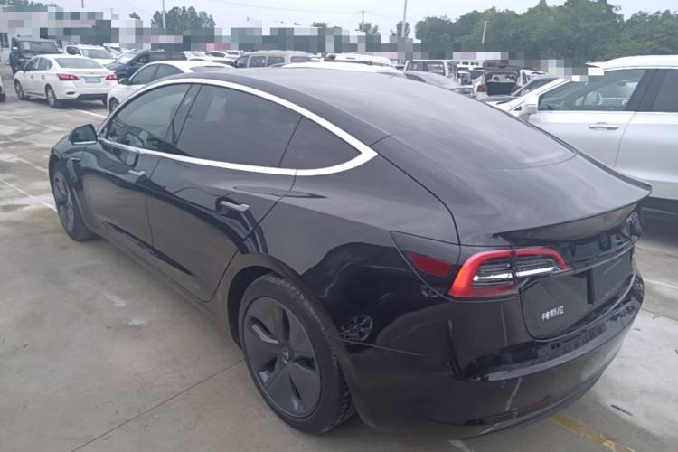 Used Tesla Model 3 2020 Standard Range Rear-Wheel Drive Upgraded Version Rear Left 45 Deg