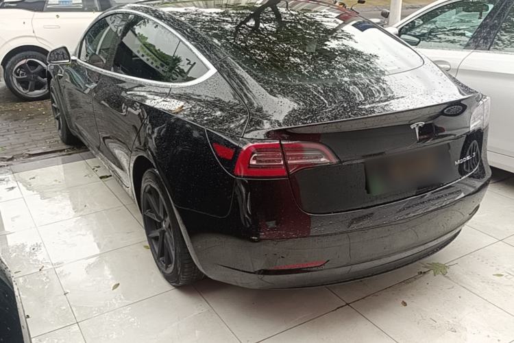 Used Tesla Model 3 2020 Standard Range Rear-Wheel Drive Upgraded Version Rear Left 45 Deg
