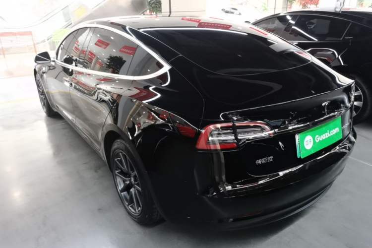 Used Tesla Model 3 2020 Revised Version Standard Range Rear-Wheel Drive – Upgraded Edition Rear Left 45 Deg