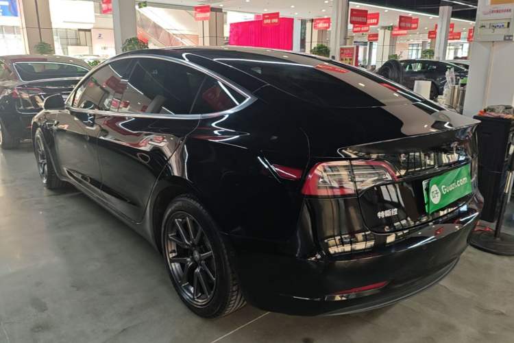 Used Tesla Model 3 2020 Revised Version Standard Range Rear-Wheel Drive – Upgraded Edition Rear Left 45 Deg