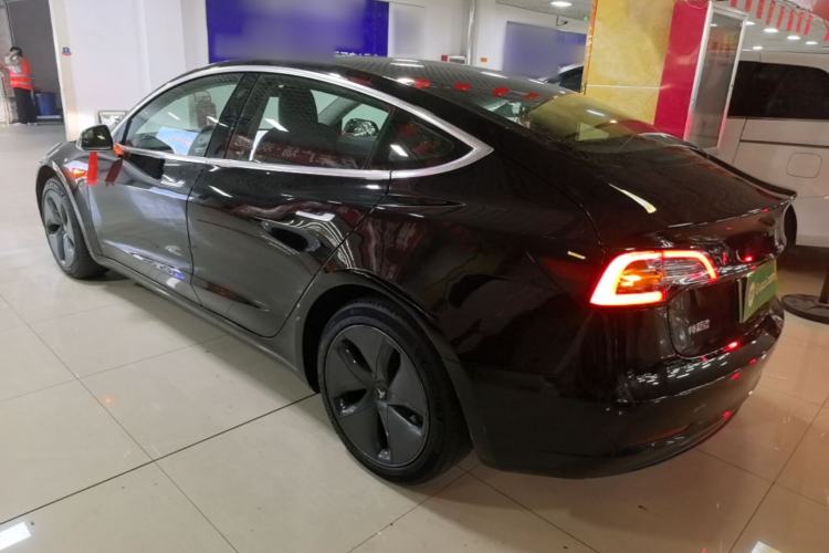 Used Tesla Model 3 2020 Standard Range Rear-Wheel Drive Upgraded Version Rear Left 45 Deg