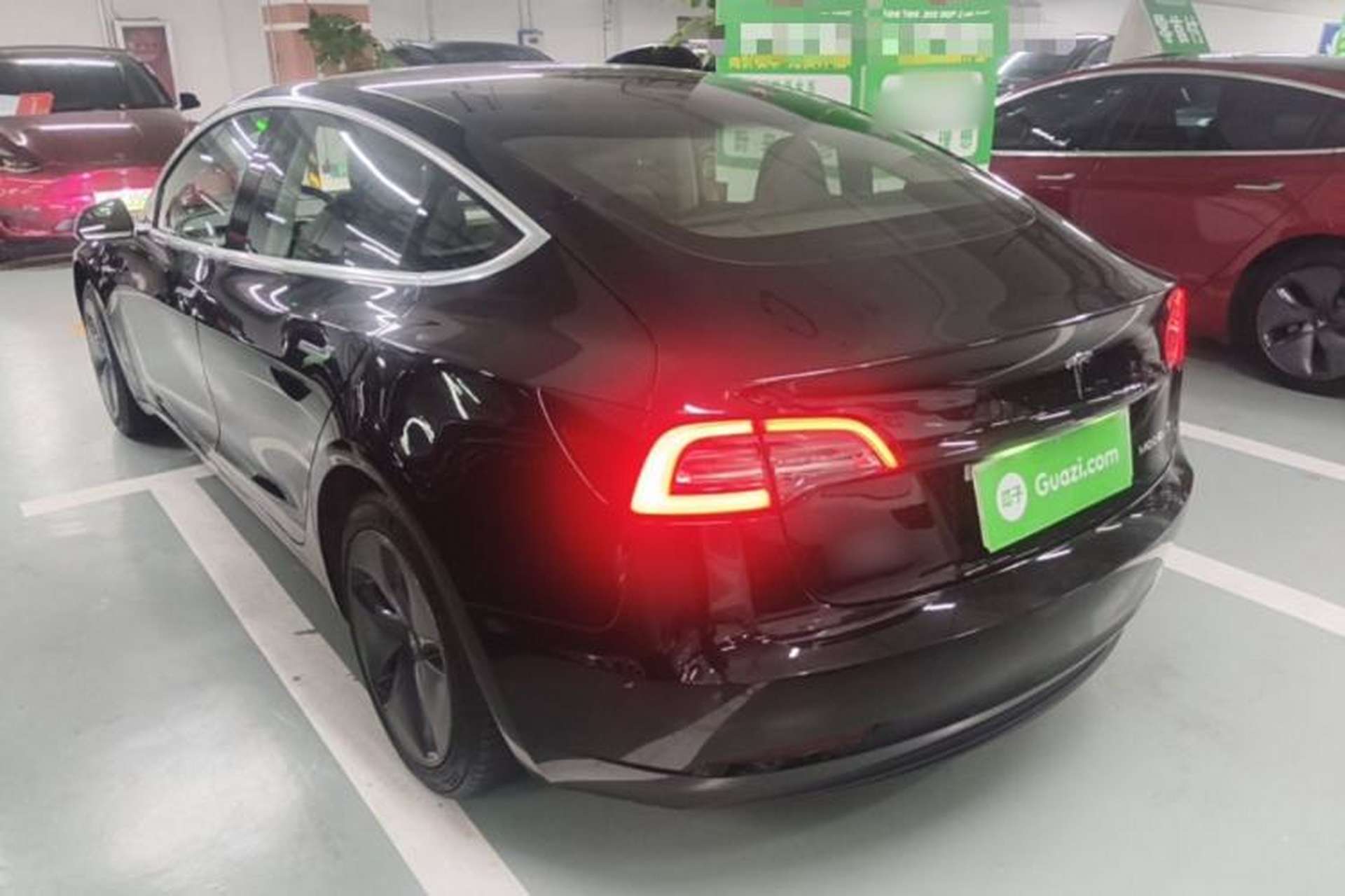 Used Tesla Model 3 2020 Standard Range Rear-Wheel Drive Upgraded Version Rear Left 45 Deg
