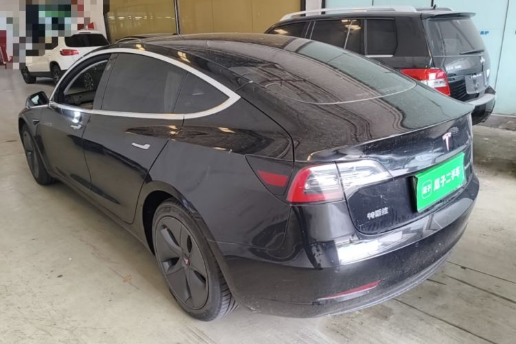 Used Tesla Model 3 2020 Refreshed Version Long-Range Rear-Wheel Drive Rear Left 45 Deg