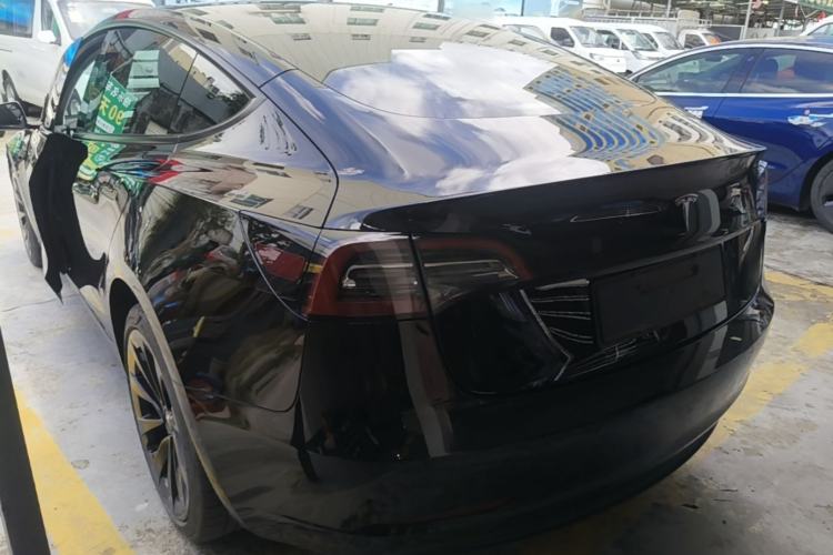 Used Tesla Model 3 2020 Standard Range Rear-Wheel Drive Upgraded Version Rear Left 45 Deg