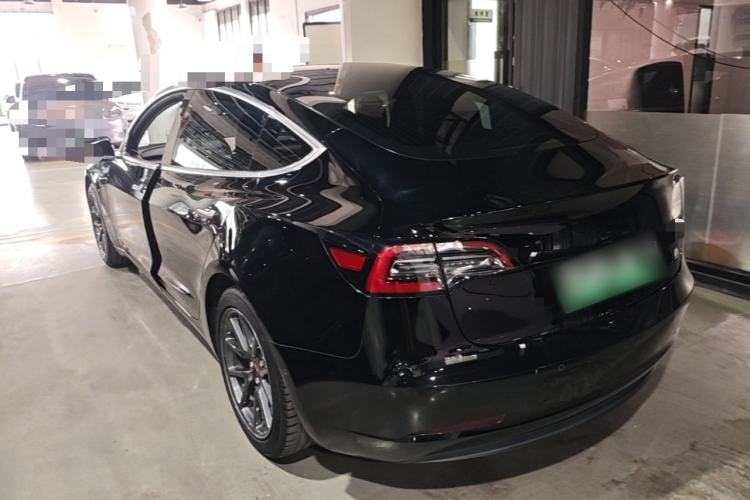 Used Tesla Model 3 2020 Refreshed Version Long-Range Rear-Wheel Drive Rear Left 45 Deg