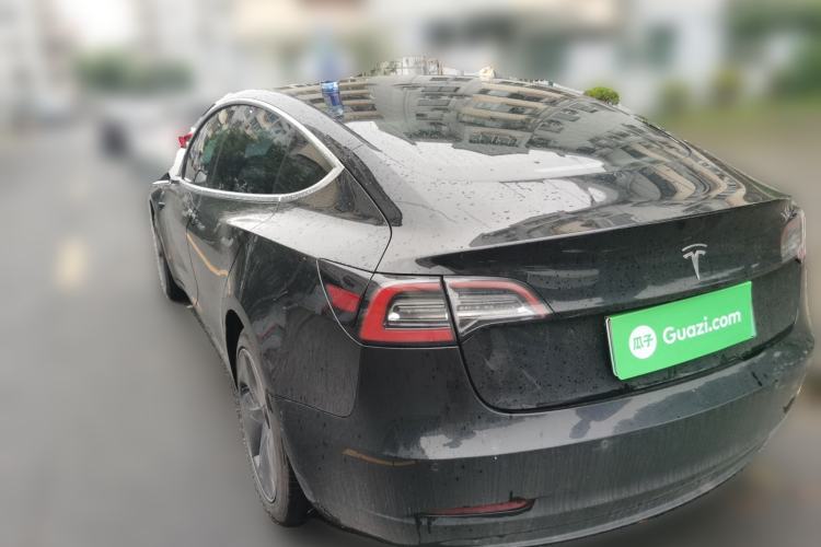 Used Tesla Model 3 2020 Standard Range Rear-Wheel Drive Upgraded Version Rear Left 45 Deg