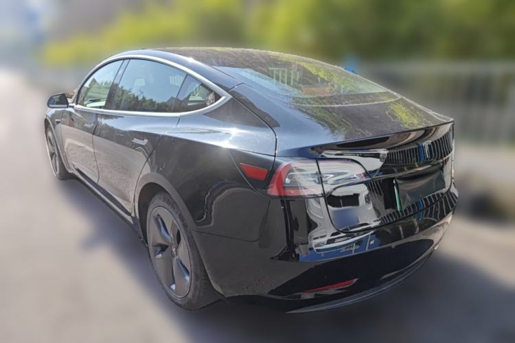 Used Tesla Model 3 2020 Standard Range Rear-Wheel Drive Upgraded Version Rear Left 45 Deg