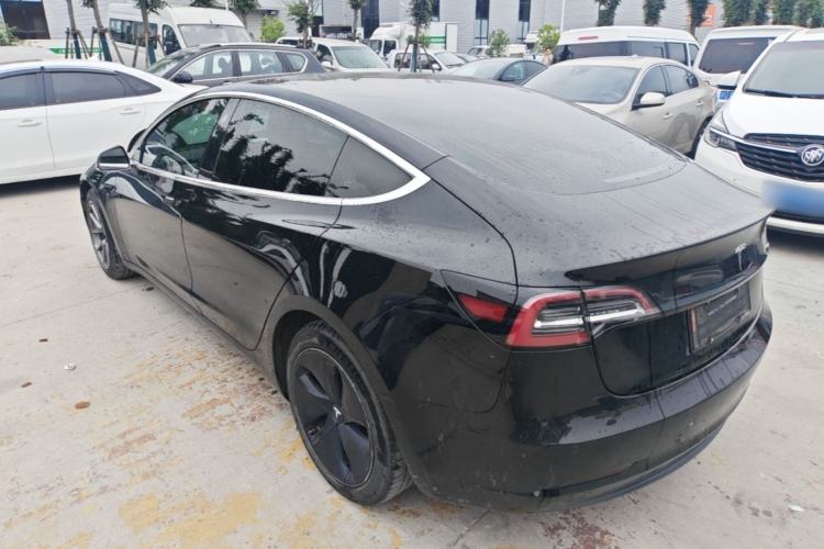 Used Tesla Model 3 2020 Refreshed Version Long-Range Rear-Wheel Drive Rear Left 45 Deg