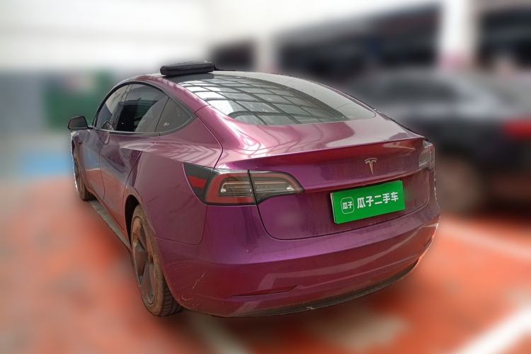Used Tesla Model 3 2020 Standard Range Rear-Wheel Drive Upgraded Version Rear Left 45 Deg
