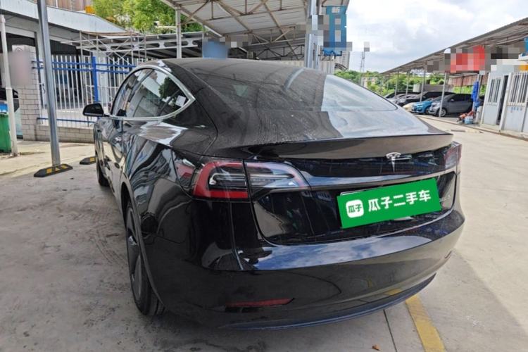 Used Tesla Model 3 2020 Standard Range Rear-Wheel Drive Upgraded Version Rear Left 45 Deg