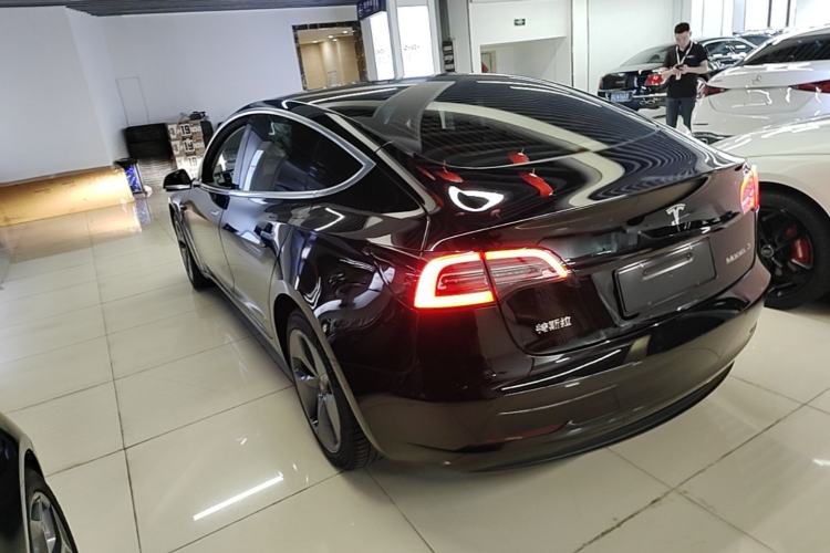Used Tesla Model 3 2020 Refreshed Version Long-Range Rear-Wheel Drive Rear Left 45 Deg