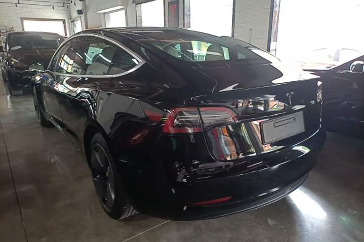 Used Tesla Model 3 2020 Long-Range Rear-Wheel-Drive Version Rear Left 45 Deg